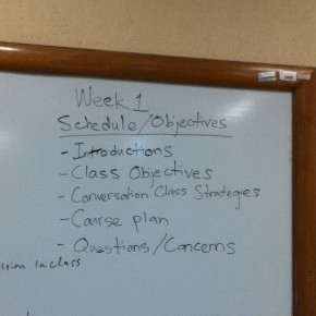 (More than a few) Thoughts on teaching my first English Conversation Class (More than a few) Thoughts on teaching my first English Conversation Class